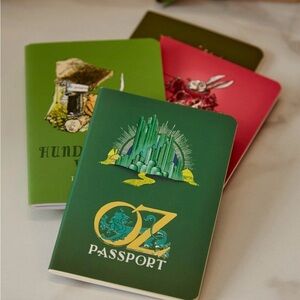 The Wizard of Oz Passport Notebook NEW